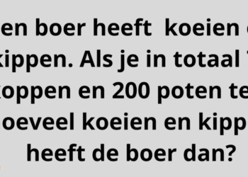 85% van Nederland het correcte antwoord niet weet, jij wel?