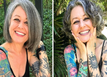 Lonni (58) wordt op straat uitgescholden om haar tattoos: “Je bent geen tiener meer!”