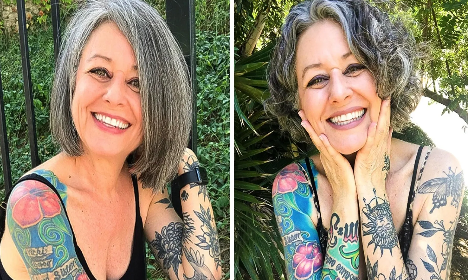 Lonni (58) wordt op straat uitgescholden om haar tattoos: “Je bent geen tiener meer!”