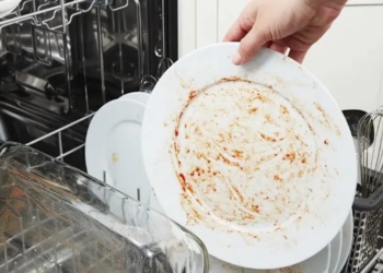 Dít is waarom je je vieze borden nooit eerst moet afspoelen!