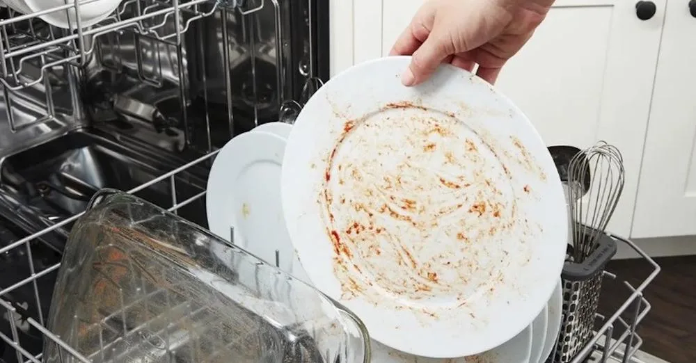 Dít is waarom je je vieze borden nooit eerst moet afspoelen!