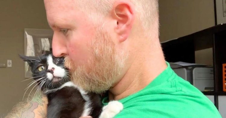 Deze man speelt met zijn huwelijk, hij wilt namelijk een kat adopteren met drie pootjes en zijn vrouw niet!