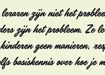 Brief van oud-lerares aan ouders gaat momenteel hard rond op het internet
