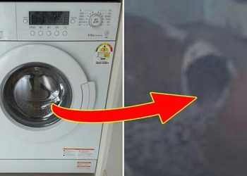 Ze plaatst een advertentie voor de wasmachine maar vergat één pikant item