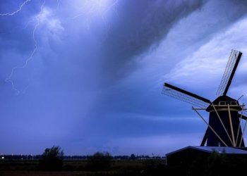 Op deze plekken heb je straks overlast van zware onweersbuien en hagelbuien