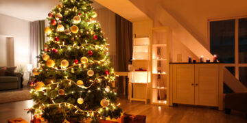 Dit is het bedrag dat je kwijt bent aan het laten branden van kerstlampjes