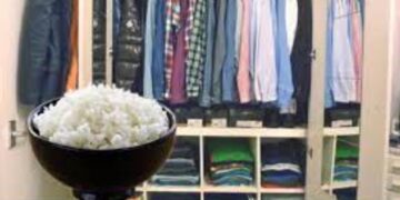 Dit is de reden waarom steeds meer mensen rijst in hun kledingkast zetten