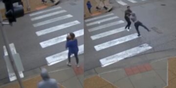 Heftige beelden: Vader grijpt in en voorkomt dat zijn baby gestolen wordt in Nederland