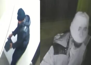 Bizarre beelden gaan viraal: “Man met bivakmuts giet jerrycan leeg over babybedje vlak vóór brand”