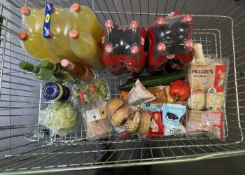 Je gelooft niet wat dit boodschappenkarretje tegenwoordig kost