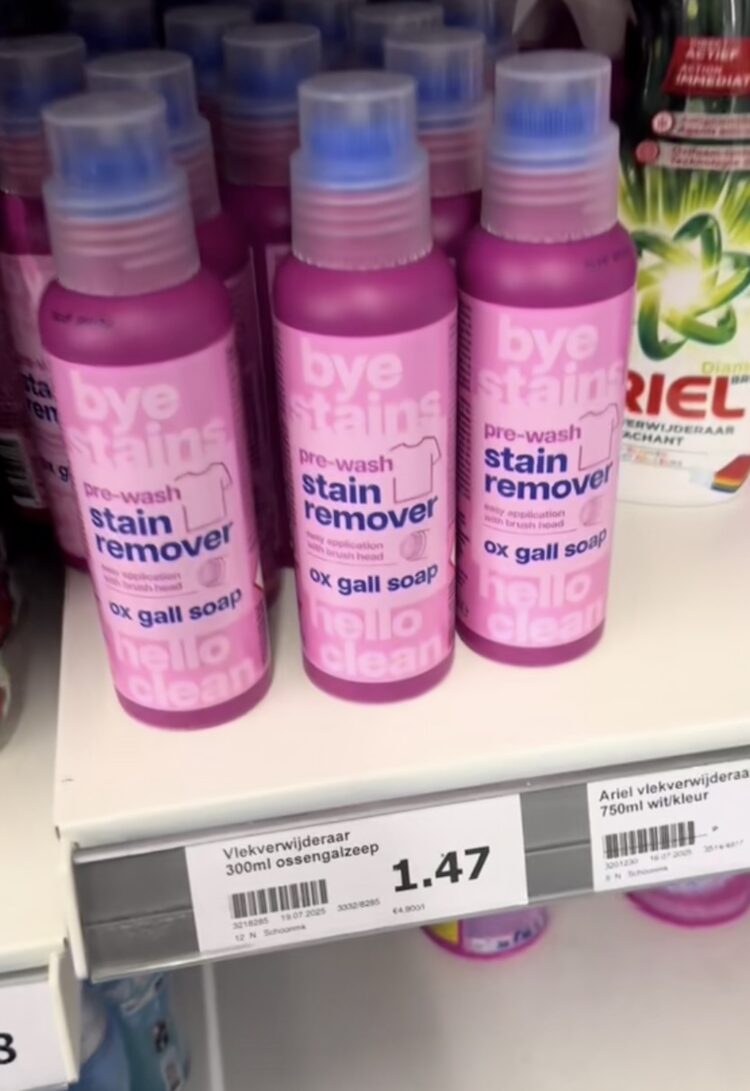 Deze budgetvlekverwijderaar verovert razendsnel de huishoudkastjes, deze moet je snel meenemen