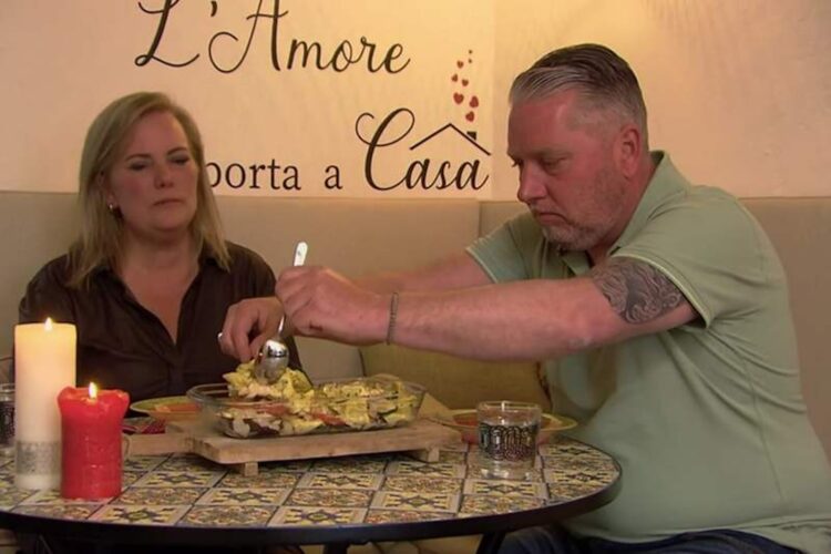 Pasta carbonara zorgt voor spanning: Eveline gaat van verliefd naar verward