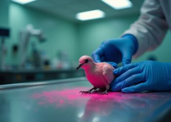 Roze geverfde duif sterft na gebruik bij gender reveal-feest