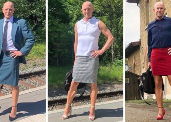 Getrouwde heteroman inspireert honderdduizenden met zijn gedurfde outfits: Zijn vrouw helpt hem outfits kiezen