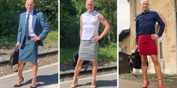 Getrouwde heteroman inspireert honderdduizenden met zijn gedurfde outfits: Zijn vrouw helpt hem outfits kiezen