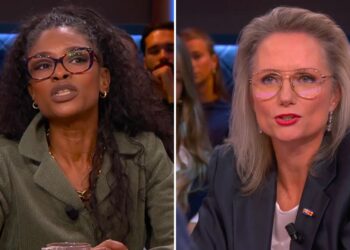 Simons doet heftige beschuldigingen over Wilders, terwijl Fleur Agema niet mag reageren..