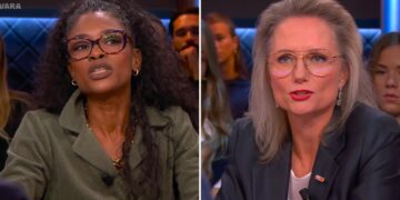 Simons doet heftige beschuldigingen over Wilders, terwijl Fleur Agema niet mag reageren..