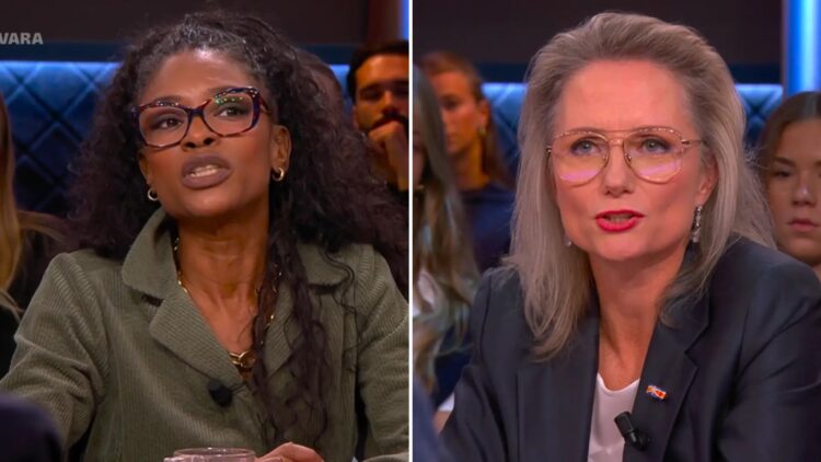 Simons doet heftige beschuldigingen over Wilders, terwijl Fleur Agema niet mag reageren..