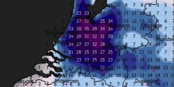 Weerdiensten waarschuwen: Zoveel centimeter sneeuw gaat er vanaf 5 januari 2026 vallen