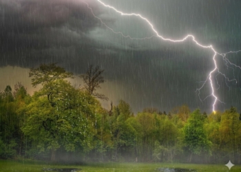 Weer slaat helemaal om: Hier gaat het zometeen regenen met onweer