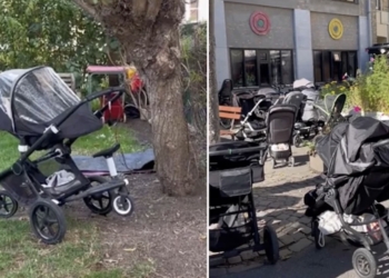 Slapende baby uit tuin ontvoerd, buurt in shock