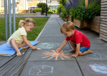 Zo bizar hoog is de boete die je moet betalen als je kind wordt betrapt met stoepkrijt
