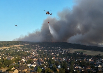 Enorme natuurbrand bedreigt dorp in Duitsland nabij de Nederlandse grens: inwoners moeten halsoverkop vertrekken