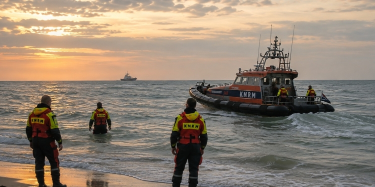 Emotionele taferelen aan de kust: strandgangers getuige van aangrijpend incident